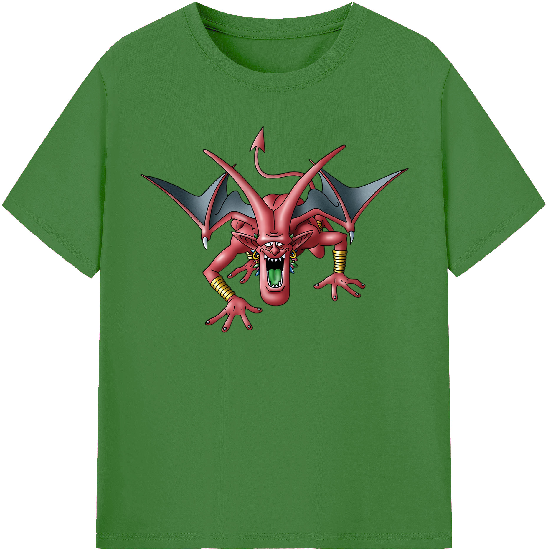 （画像用） ドラゴンクエスト Doragon Kuesuto Dragon Quest レディースカジュアルプリントTシャツ（綿100％）